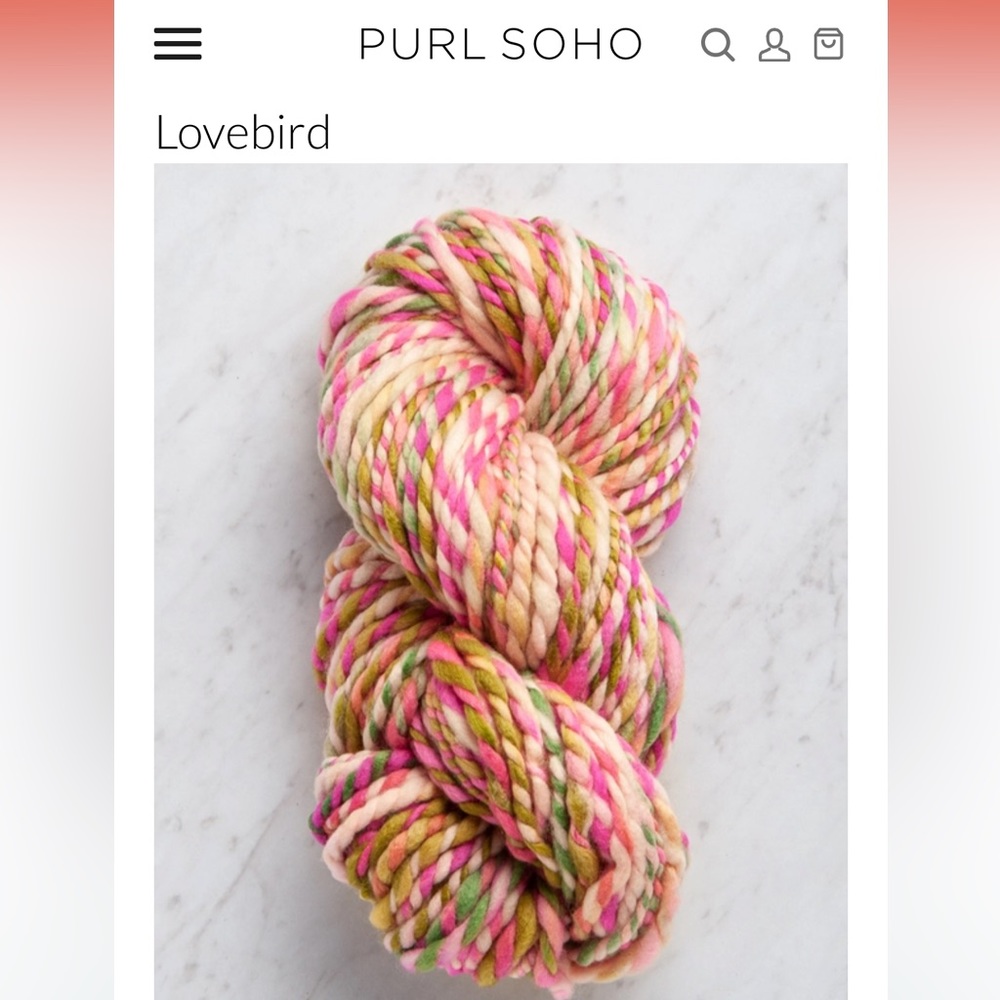 YARN DESTASH: Manos del Uruguay + Purl Soho Lovebird